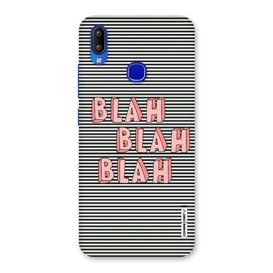 Blah Stripes Back Case for Vivo Y91