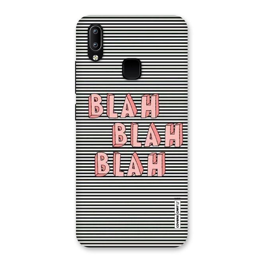 Blah Stripes Back Case for Vivo Y93