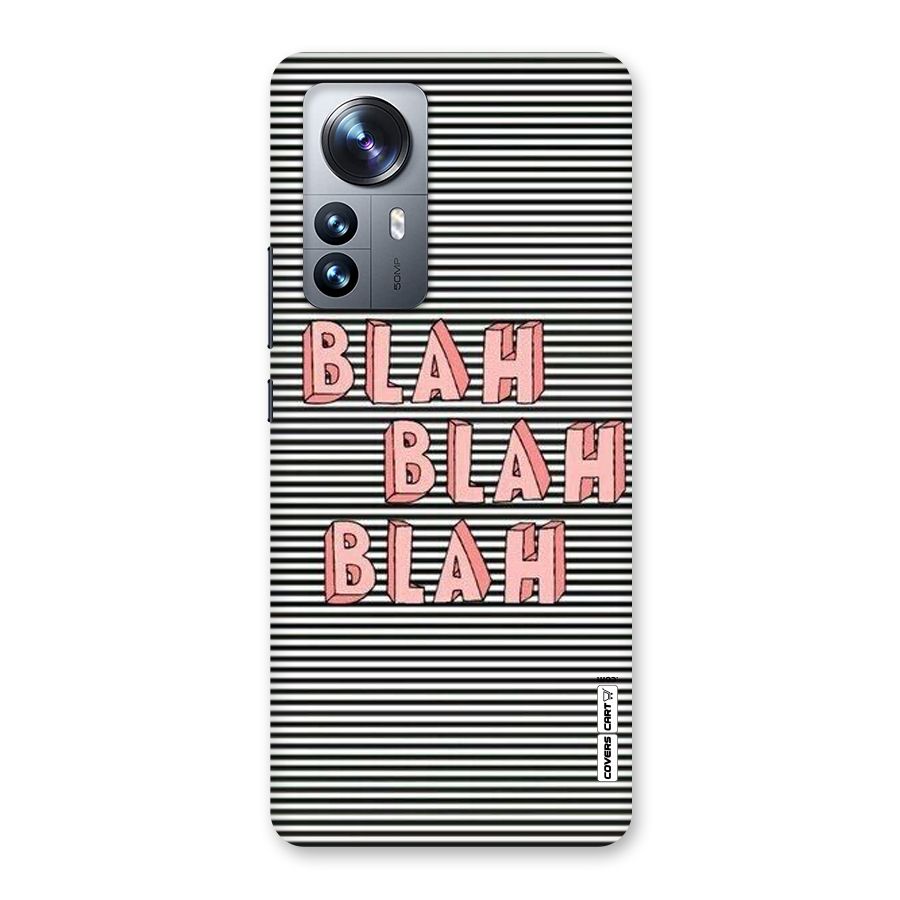 Blah Stripes Back Case for Xiaomi 12 Pro