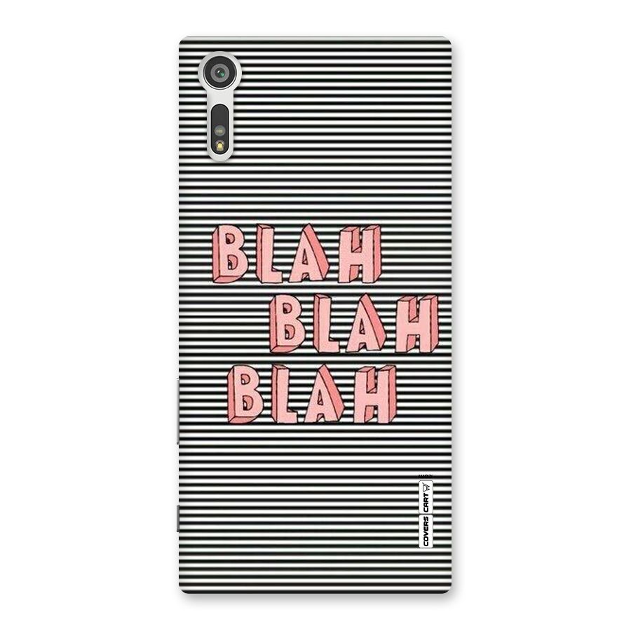 Blah Stripes Back Case for Xperia XZ