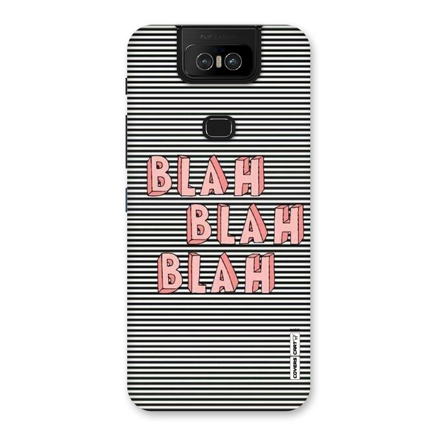 Blah Stripes Back Case for Zenfone 6z
