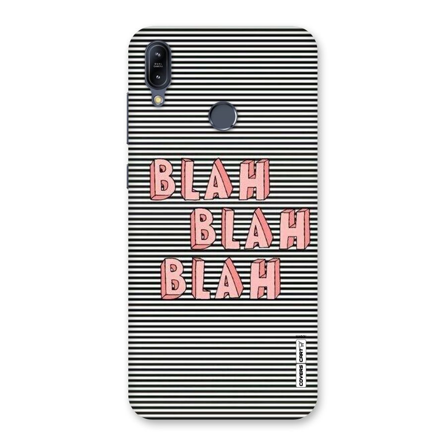 Blah Stripes Back Case for Zenfone Max M2