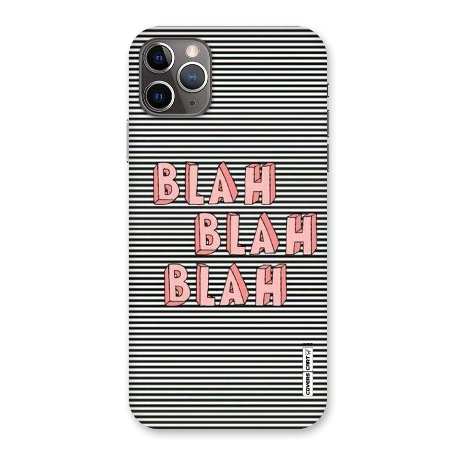 Blah Stripes Back Case for iPhone 11 Pro Max