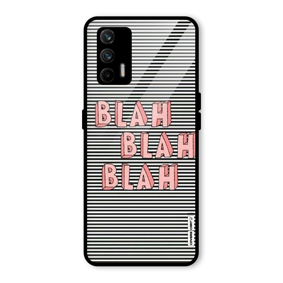 Blah Stripes Glass Back Case for Realme GT 5G