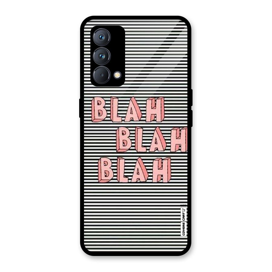 Blah Stripes Glass Back Case for Realme GT Master Edition