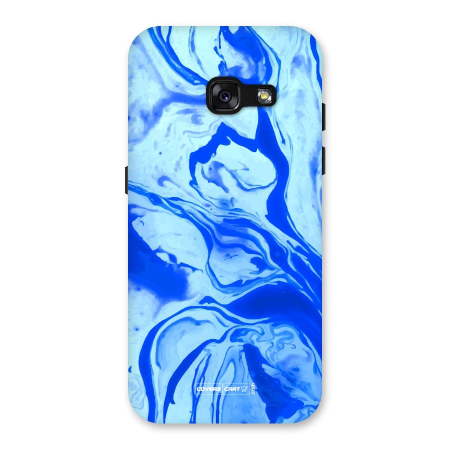 Blaze Blue Marble Texture Back Case for Galaxy A3 (2017)