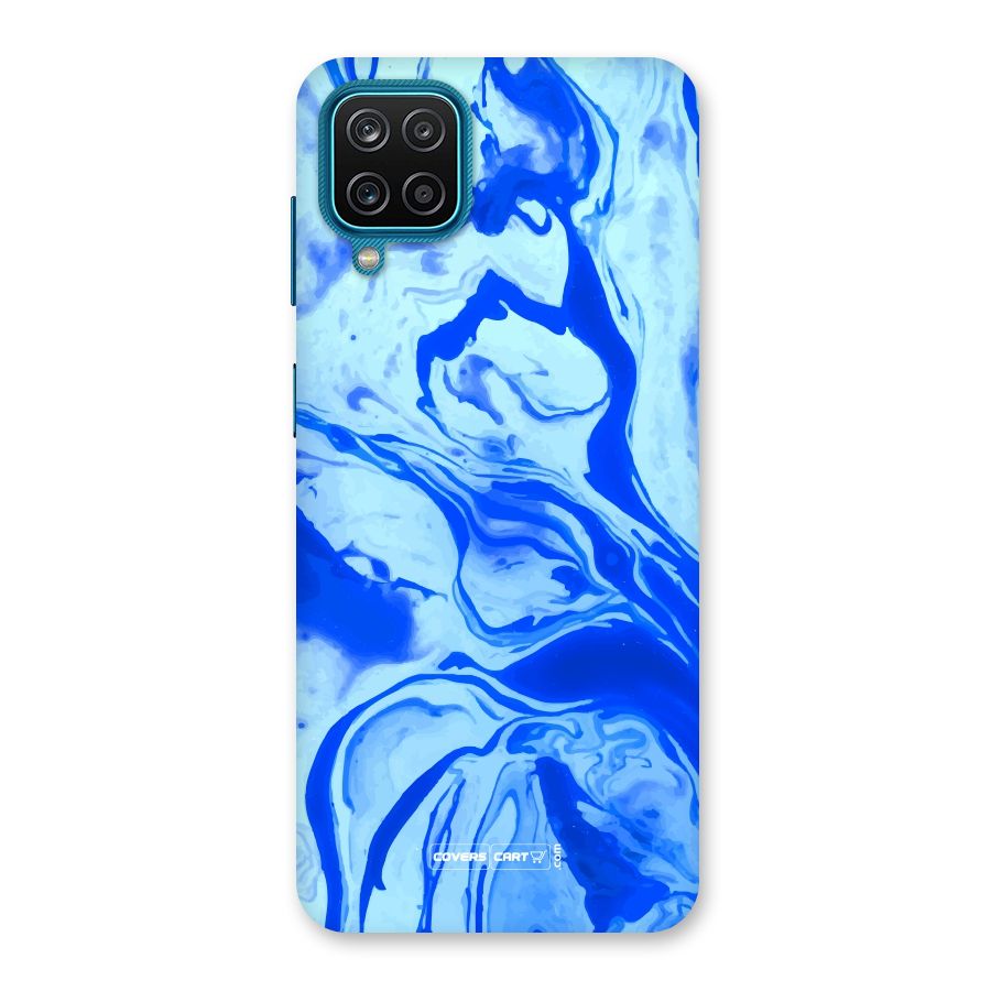 Blaze Blue Marble Texture Back Case for Galaxy F12