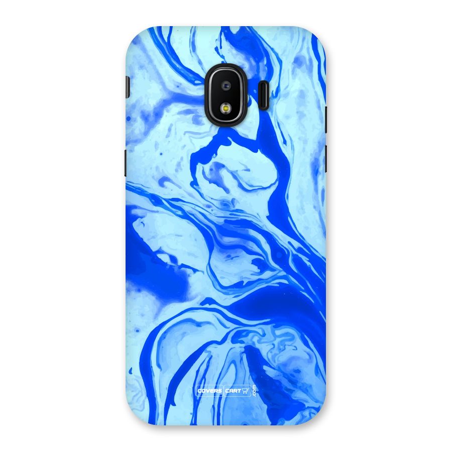 Blaze Blue Marble Texture Back Case for Galaxy J2 Pro 2018