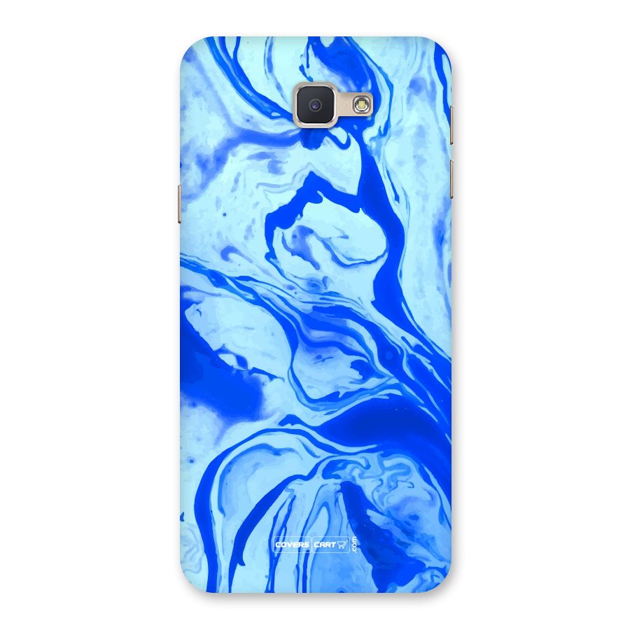 Blaze Blue Marble Texture Back Case for Galaxy J5 Prime