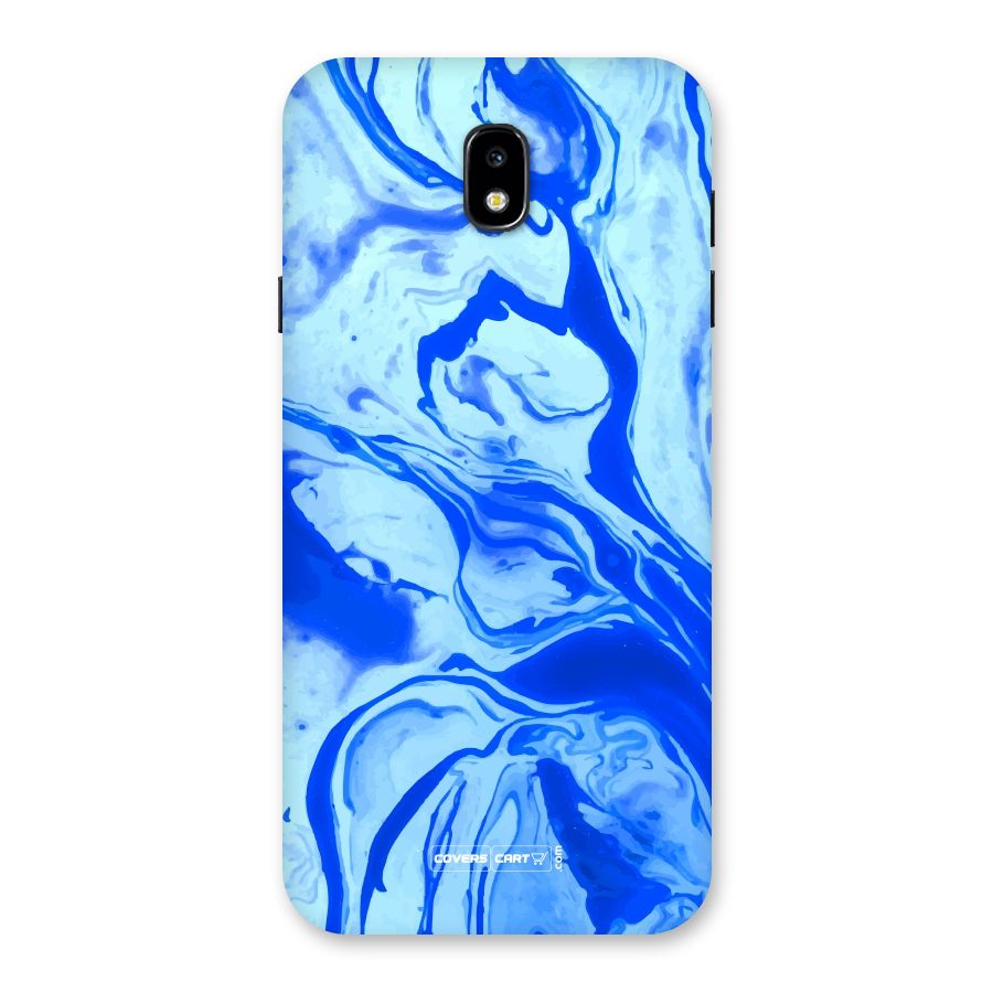 Blaze Blue Marble Texture Back Case for Galaxy J7 Pro