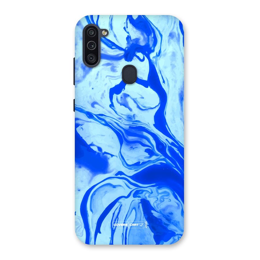 Blaze Blue Marble Texture Back Case for Galaxy M11