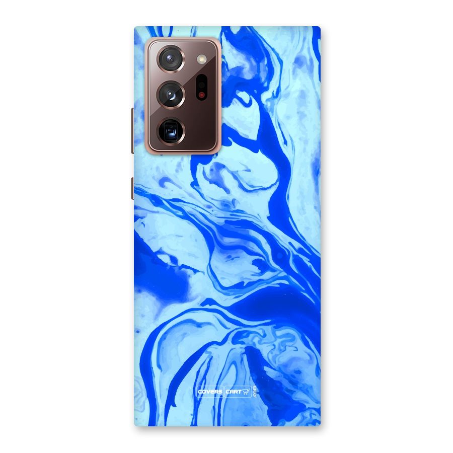 Blaze Blue Marble Texture Back Case for Galaxy Note 20 Ultra