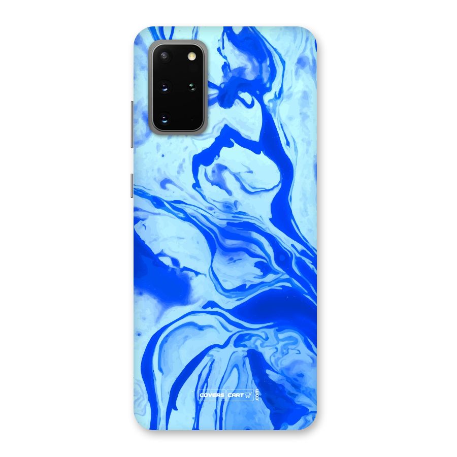 Blaze Blue Marble Texture Back Case for Galaxy S20 Plus