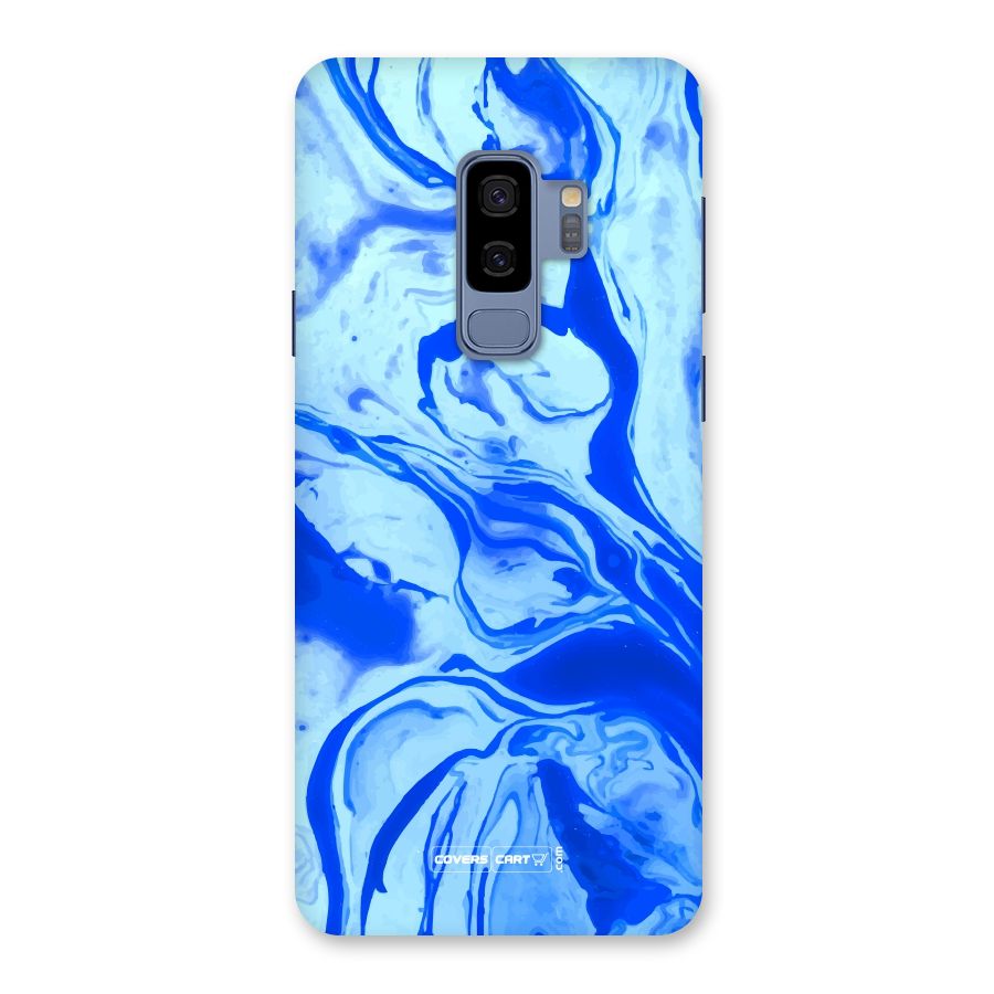 Blaze Blue Marble Texture Back Case for Galaxy S9 Plus