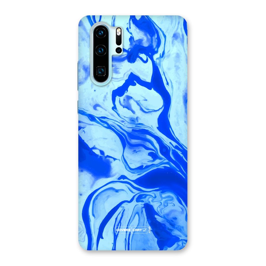 Blaze Blue Marble Texture Back Case for Huawei P30 Pro