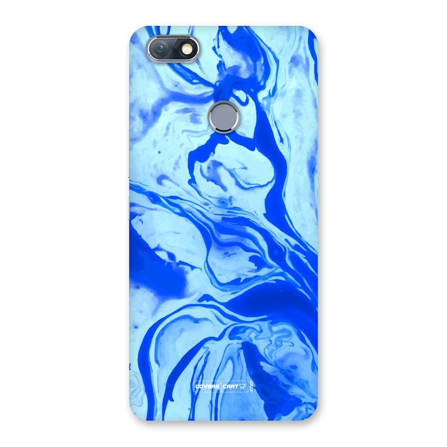 Blaze Blue Marble Texture Back Case for Infinix Note 5