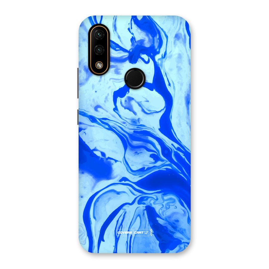 Blaze Blue Marble Texture Back Case for Lenovo A6 Note