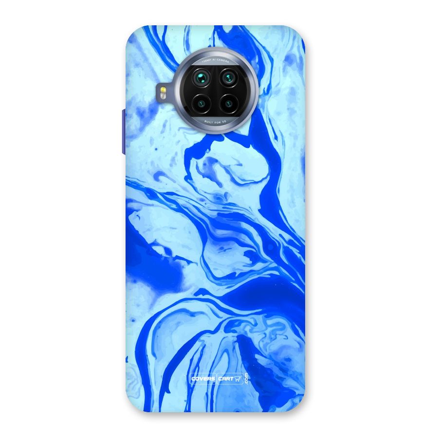 Blaze Blue Marble Texture Back Case for Mi 10i