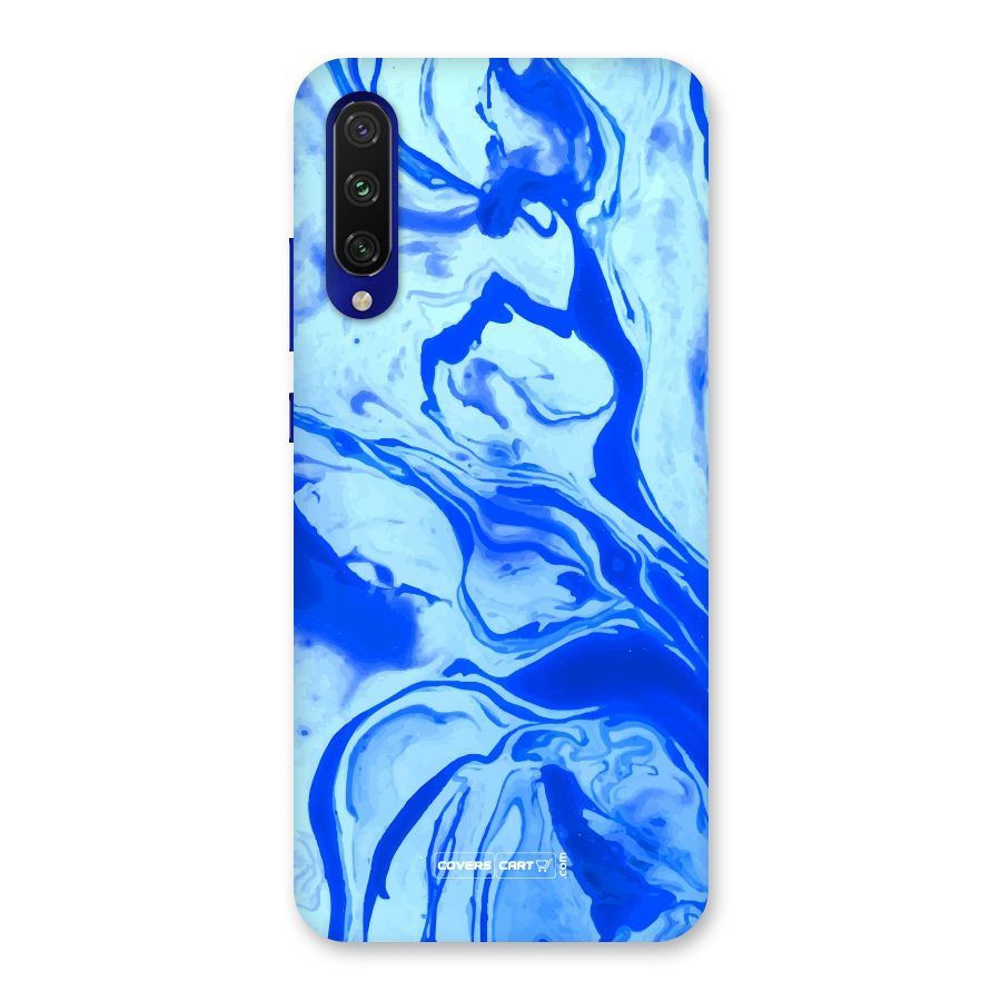 Blaze Blue Marble Texture Back Case for Mi A3