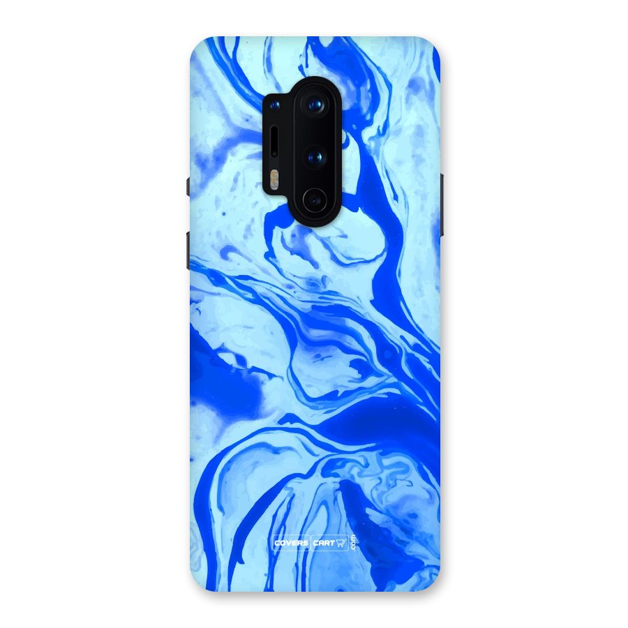 Blaze Blue Marble Texture Back Case for OnePlus 8 Pro