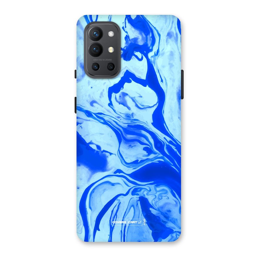 Blaze Blue Marble Texture Back Case for OnePlus 9R