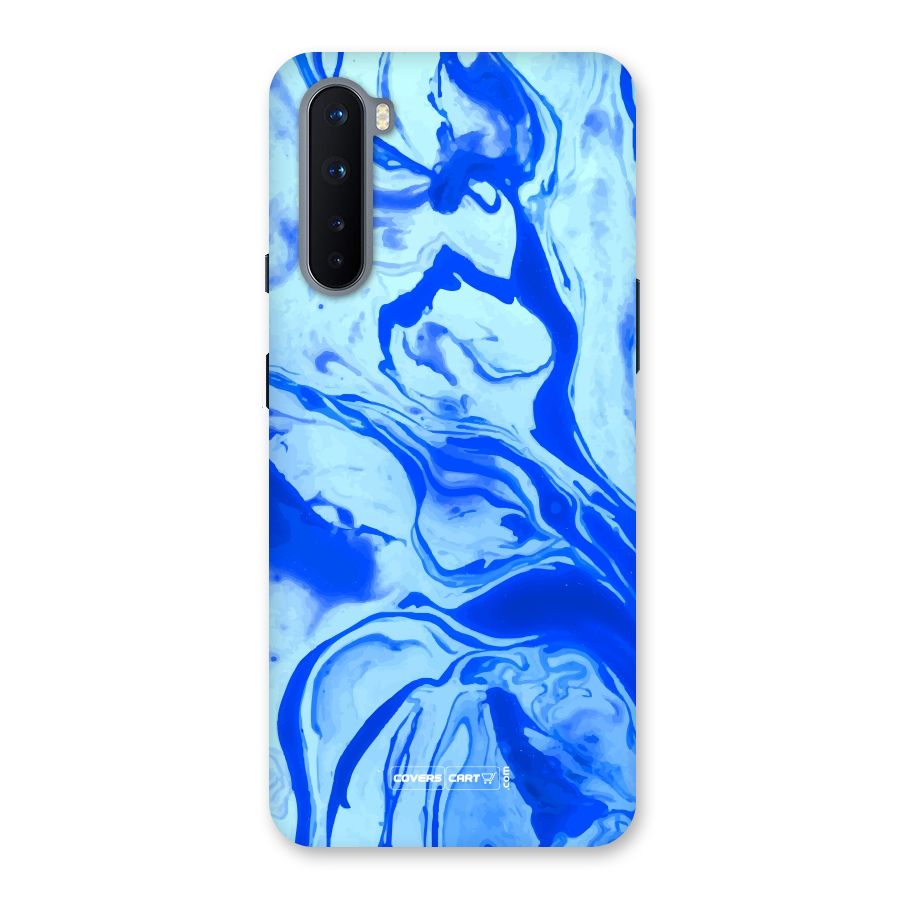 Blaze Blue Marble Texture Back Case for OnePlus Nord
