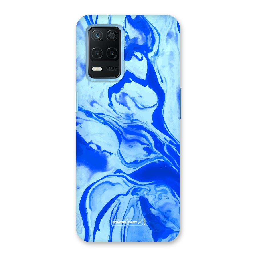 Blaze Blue Marble Texture Back Case for Realme 8s 5G