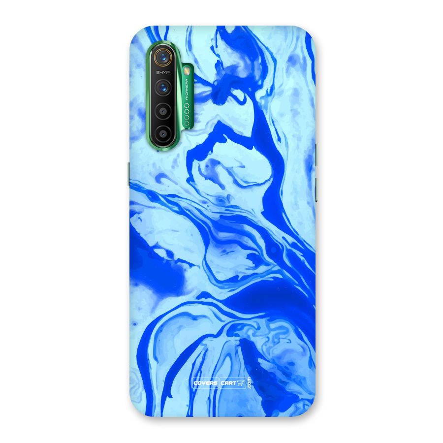 Blaze Blue Marble Texture Back Case for Realme X2