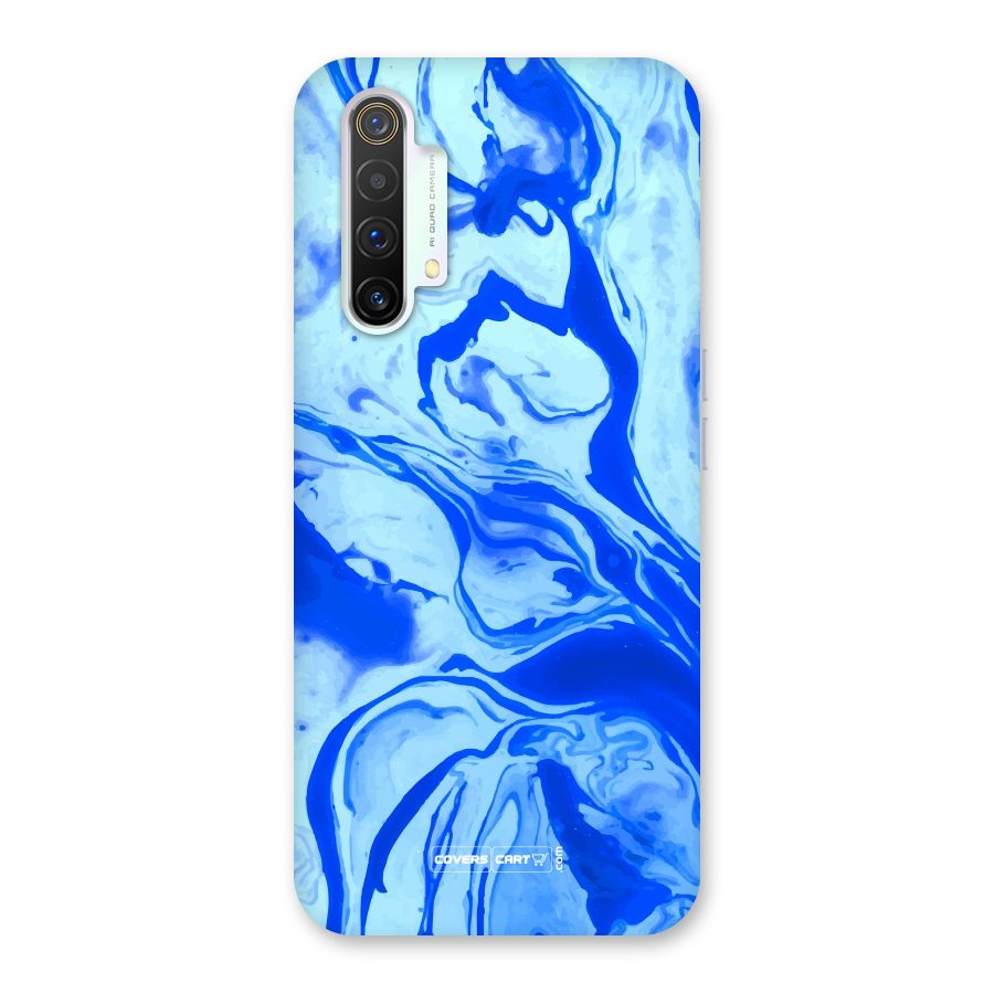 Blaze Blue Marble Texture Back Case for Realme X3 SuperZoom