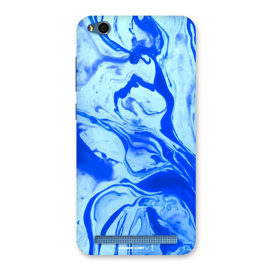 Blaze Blue Marble Texture Back Case for Redmi 5A
