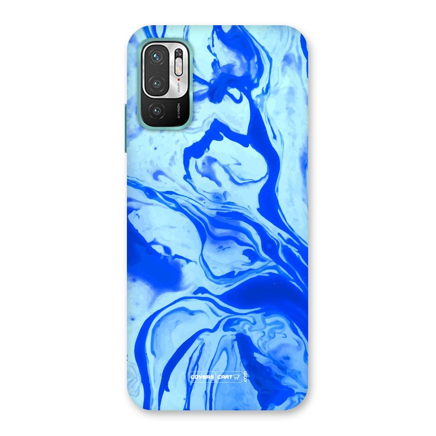 Blaze Blue Marble Texture Back Case for Redmi Note 10T 5G