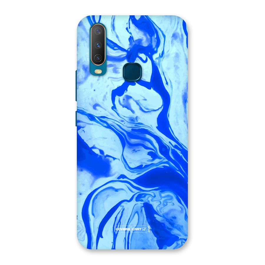 Blaze Blue Marble Texture Back Case for Vivo Y11