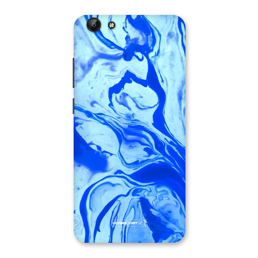 Blaze Blue Marble Texture Back Case for Vivo Y69