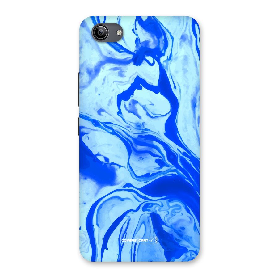 Blaze Blue Marble Texture Back Case for Vivo Y81i