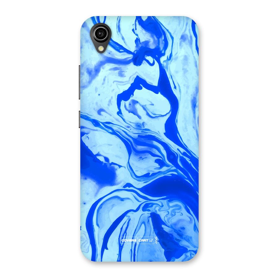 Blaze Blue Marble Texture Back Case for Vivo Y90
