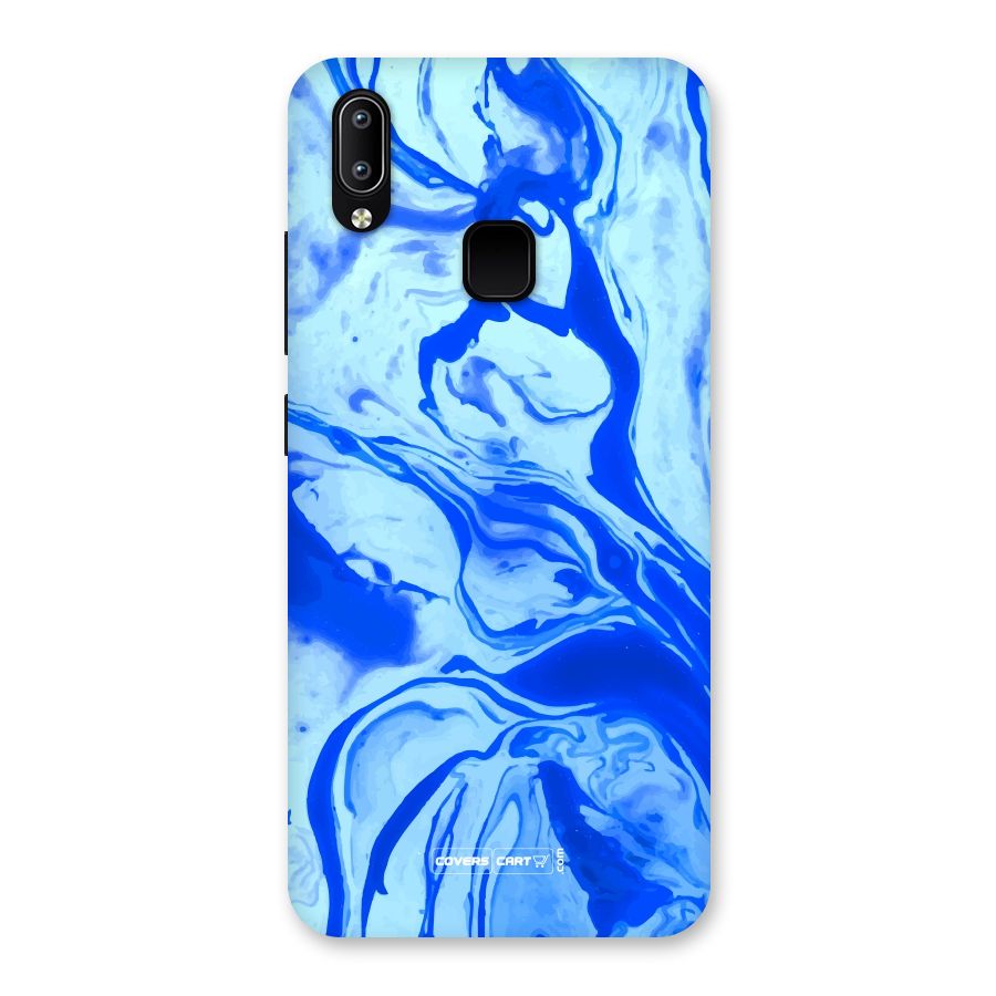 Blaze Blue Marble Texture Back Case for Vivo Y93
