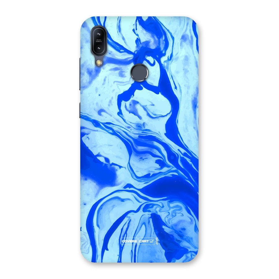 Blaze Blue Marble Texture Back Case for Zenfone Max M2