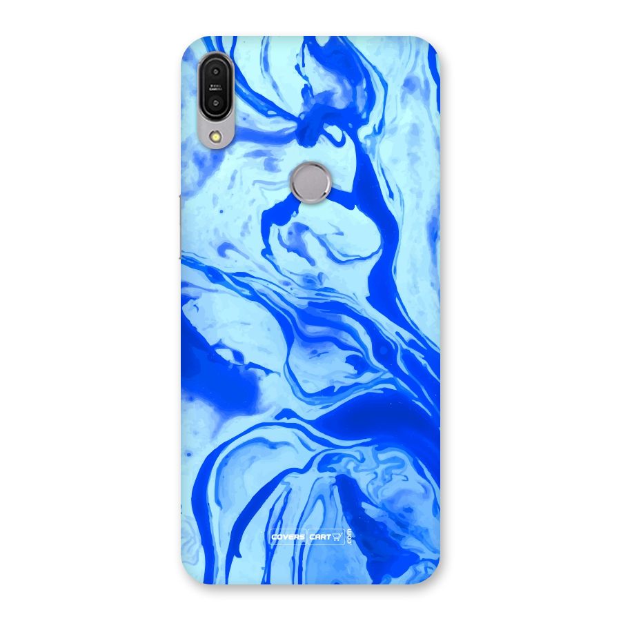 Blaze Blue Marble Texture Back Case for Zenfone Max Pro M1