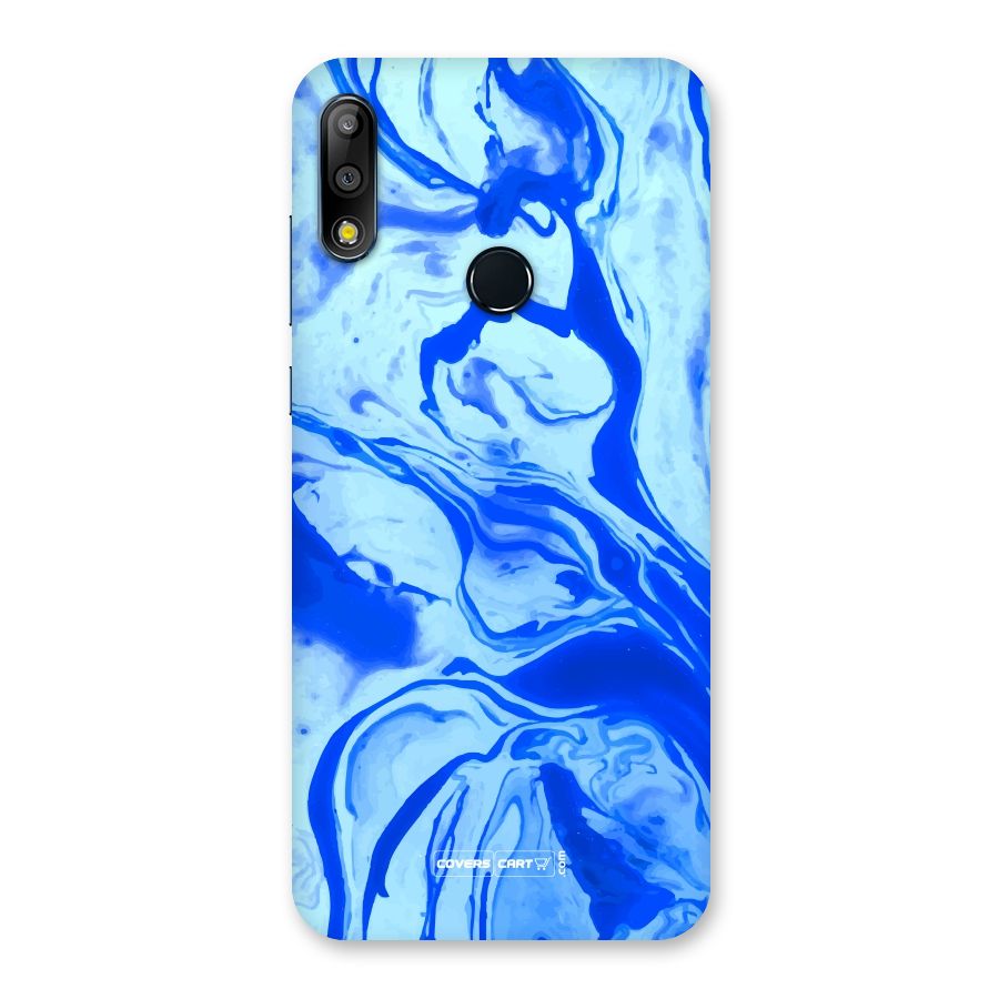 Blaze Blue Marble Texture Back Case for Zenfone Max Pro M2