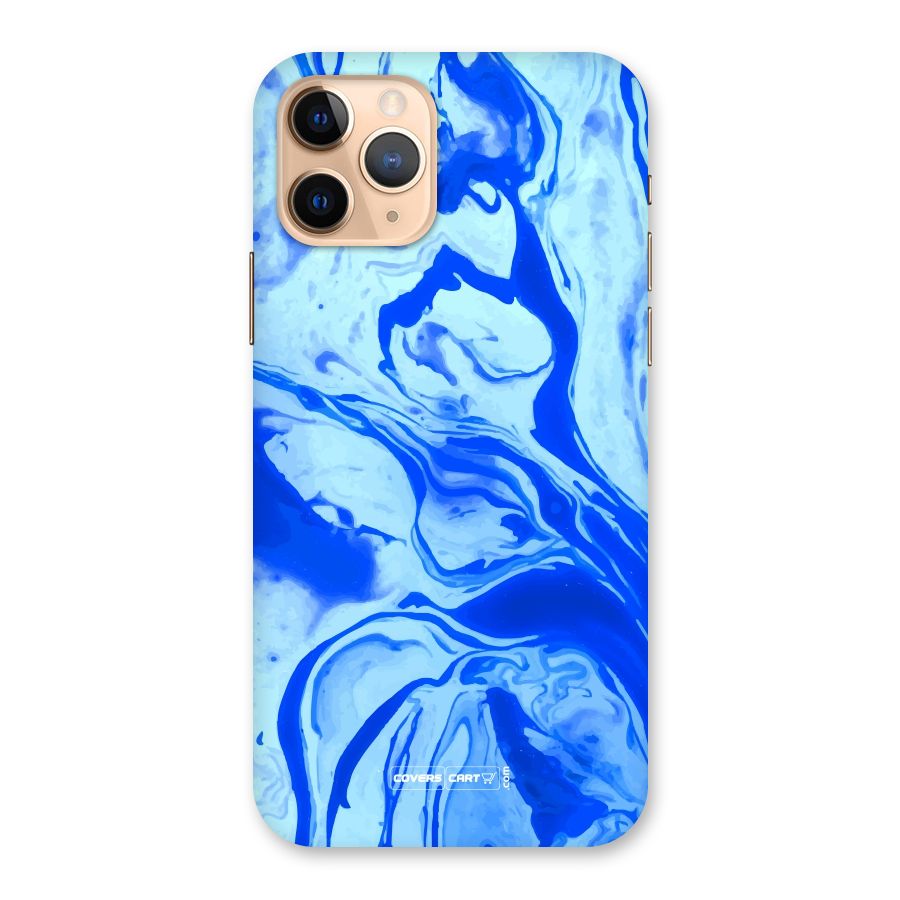 Blaze Blue Marble Texture Back Case for iPhone 11 Pro