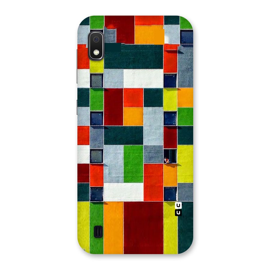Block Color Design Back Case for Galaxy A10