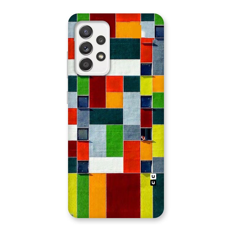 Block Color Design Back Case for Galaxy A52