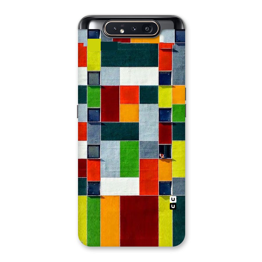 Block Color Design Back Case for Galaxy A80