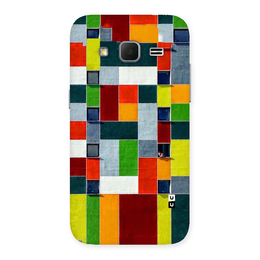 Block Color Design Back Case for Galaxy Core Prime