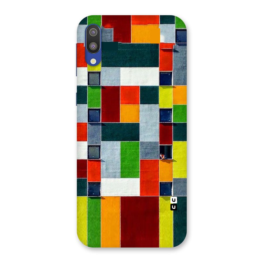 Block Color Design Back Case for Galaxy M10