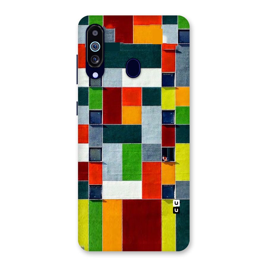 Block Color Design Back Case for Galaxy M40