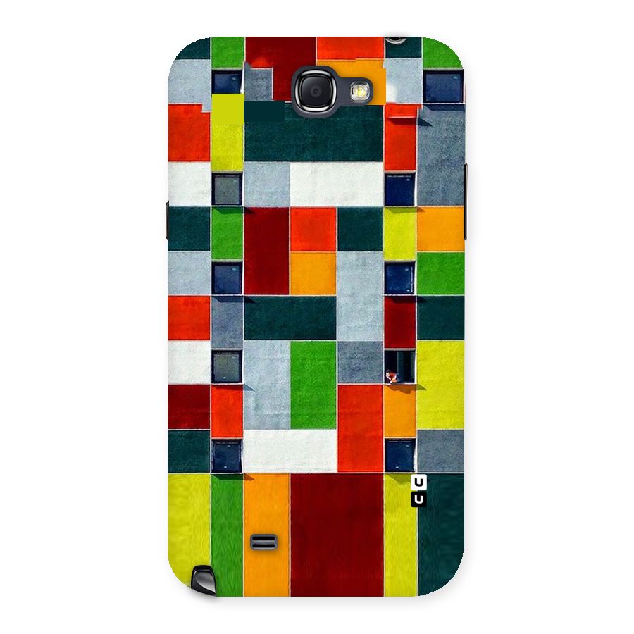 Block Color Design Back Case for Galaxy Note 2