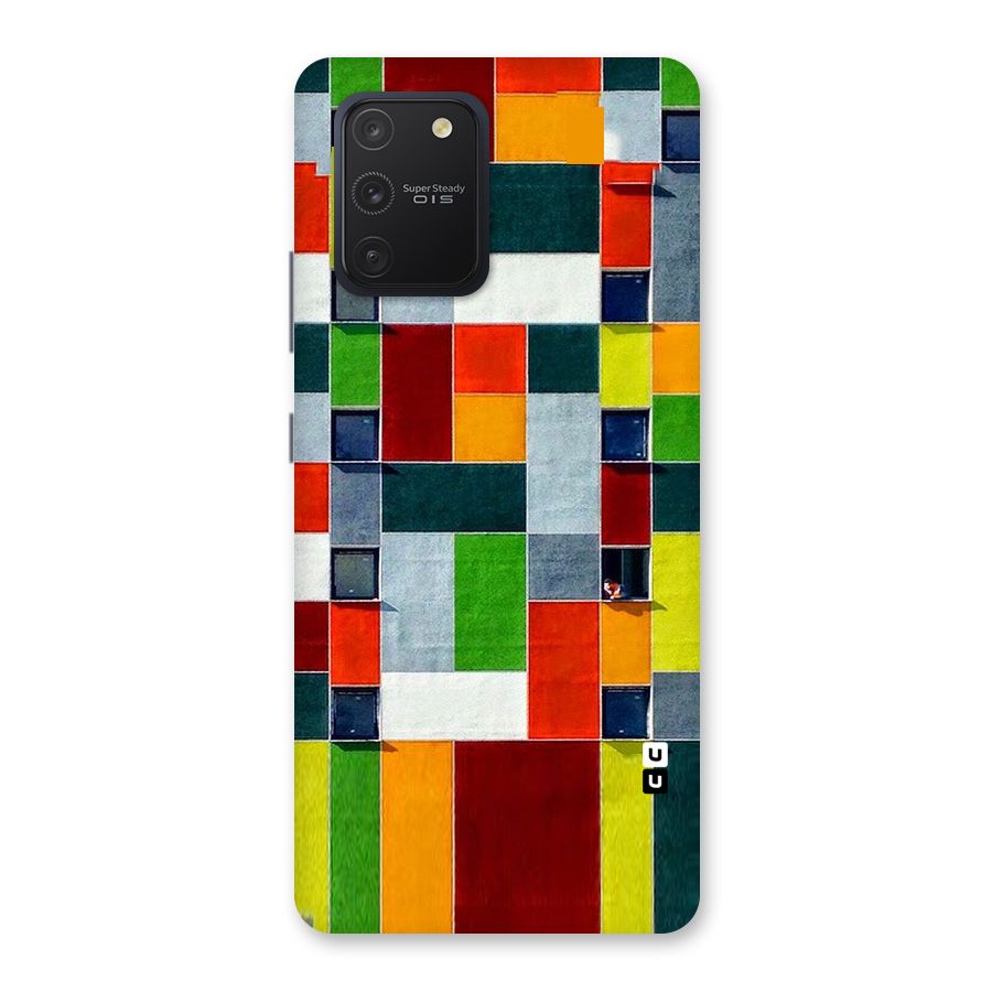 Block Color Design Back Case for Galaxy S10 Lite