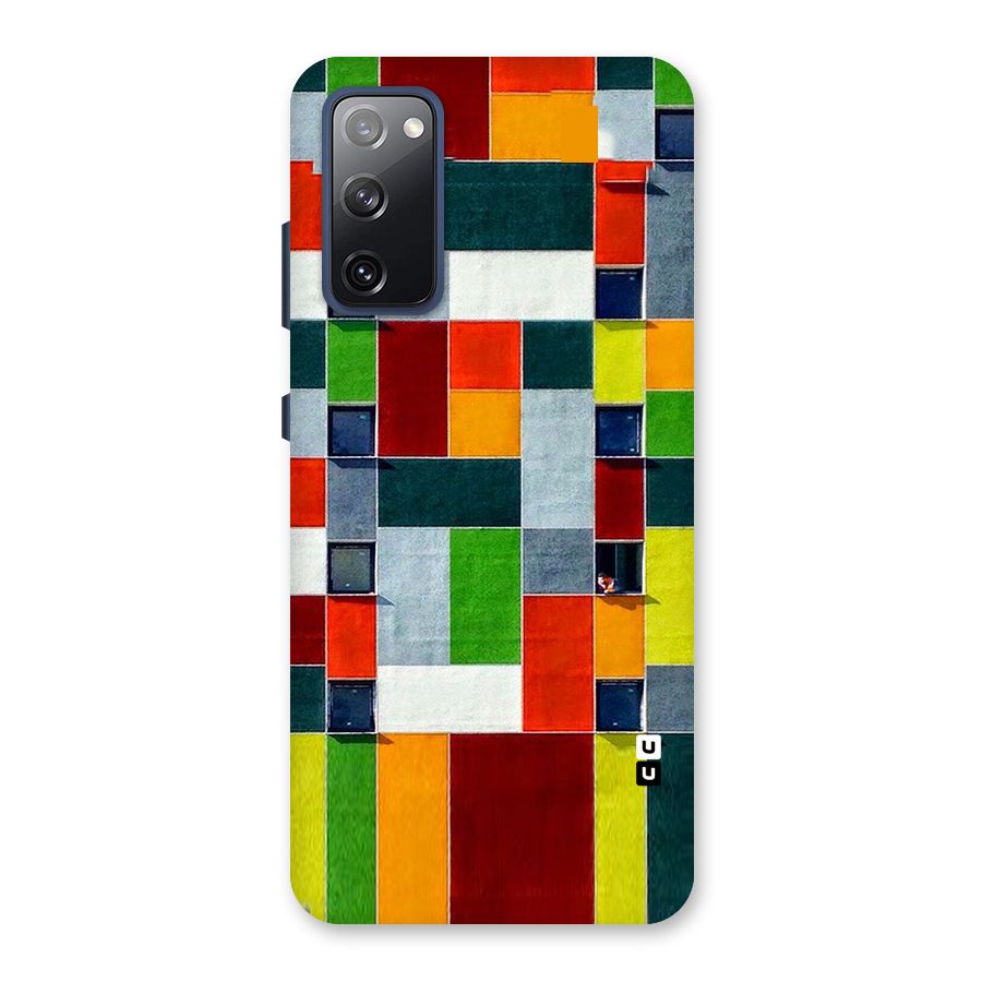 Block Color Design Back Case for Galaxy S20 FE