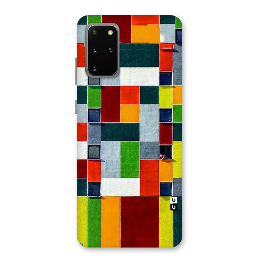 Block Color Design Back Case for Galaxy S20 Plus